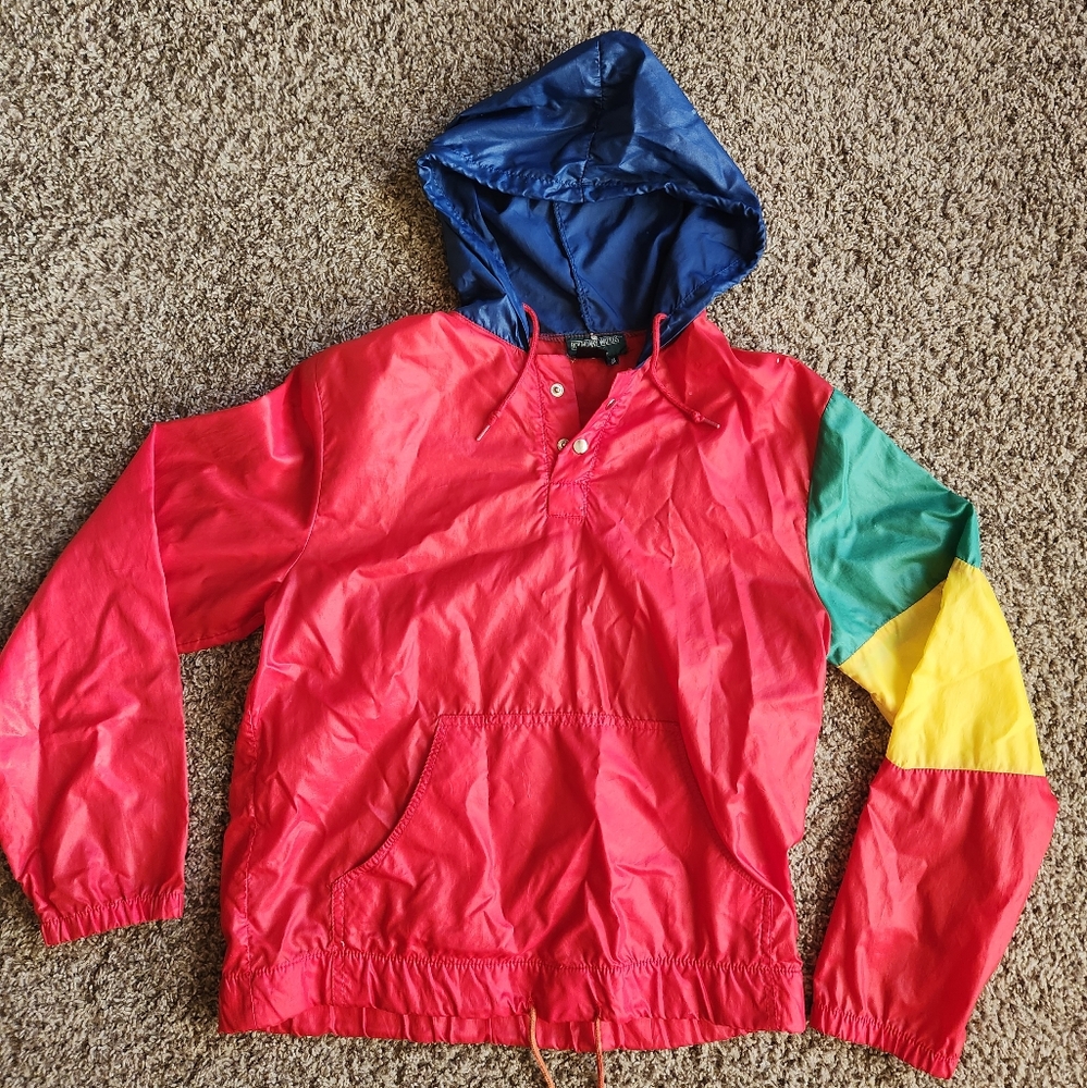 Vintage 90s Daytons Boundary Waters Kids Windbreaker, Size XL (See Measurements)